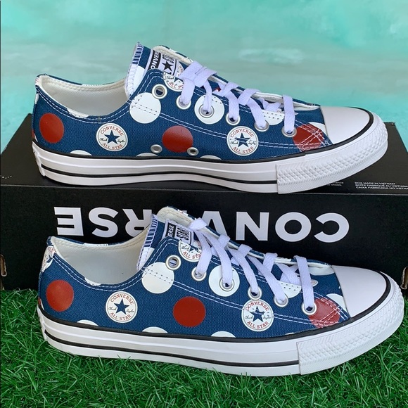 CONVERSE CTAS OX COURT BLUE/UNIVERSITY RED WMNS - Picture 3 of 16